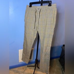 Skinny Plaid Chinos